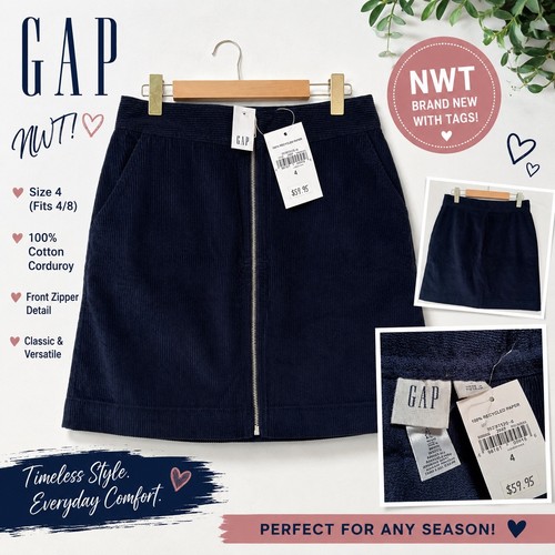 Gap navy blue - corduroy, mini