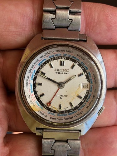 Seiko automatic world time - world,
