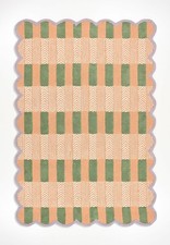 Tappeto di lana trapuntato a