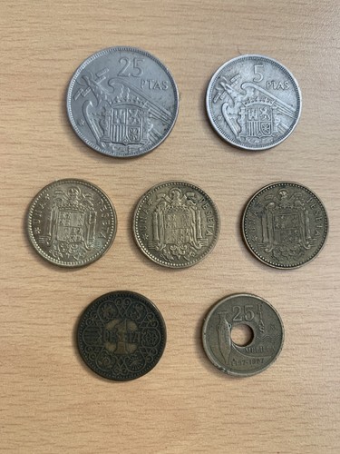 Monete spagna pesetas - monete,