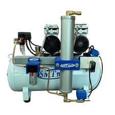 Compressore aria dentale oil free 2HP con essiccatore automatico 110v 