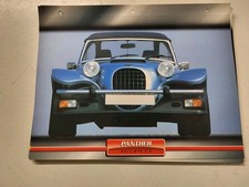 Carte Fiche Voitures D'exception PANTHER Kallista 2.8