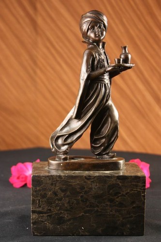 Statuina base marmo - , scultura