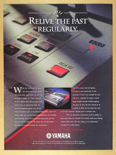 Yamaha 01v mixer digitale - yamaha,