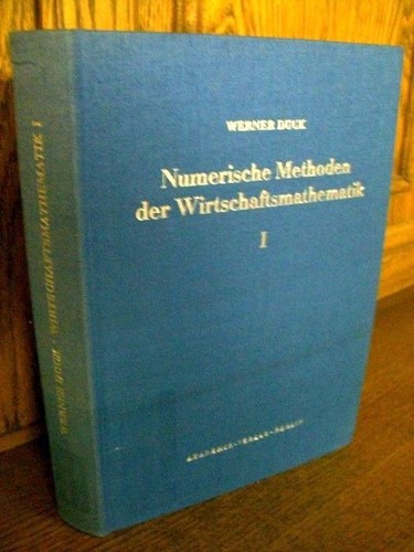 Numerische methoden der - numerische,