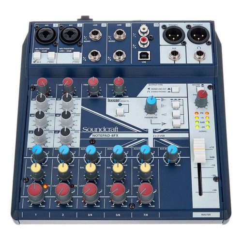 Soundcraft notepad 8fx mixer - soundcraft,