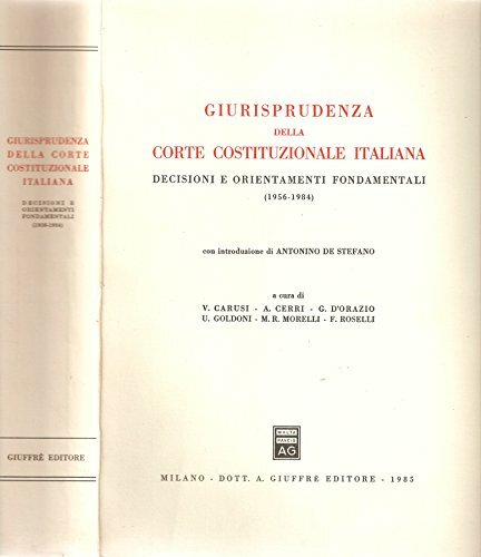 Giurisprudenza della corte - della,