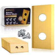 EOPUOZS Set di 36 Lame in Titanio per Robot Tagliaerba Worx Landroid, Lame di Ri