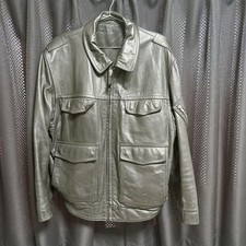 Giacca pelle polizia tedesca vintage anni 90 logo riflettente cappotto polizia