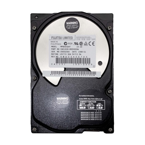 Fujitsu hdd hard disk ide - hdd,