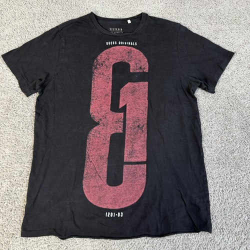 Guess camicia uomo nera - guess,