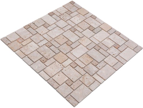 Mosaico piastrella travertino - mosaico,