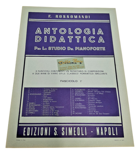 Antologia didattica studio del - antologia,
