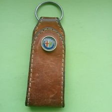 PORTACHIAVI IN PELLE VINTAGE ANNI 90 GADGET CONCESSIONARIA ALFA ROMEO - VITERBO