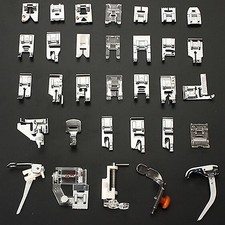 SET 32 PIEDINI UNIVERSALI ACCESSORI KIT PER MACCHINE MACCHINA DA CUCIRE CUCITO