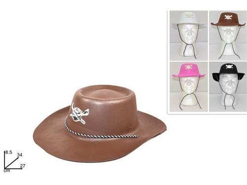 Cappello cowboy gomma col - cowboy, 4
