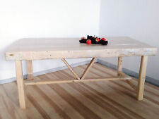 Tavolo cucina soggiorno RUSTICO SHABBY in legno massello 210x80h80cm SU MISURA