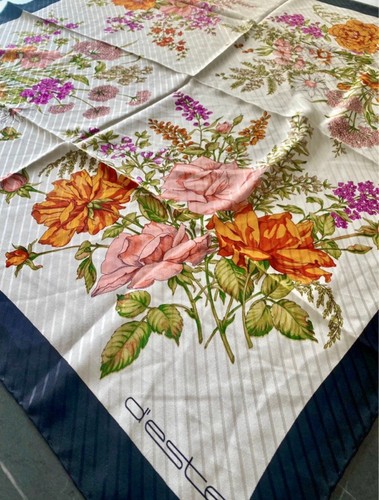 Silk scarf foulard este - scarf,