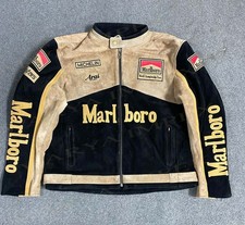 Marlboro Giacca Moto Uomo Nero