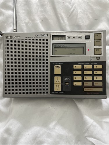 Sony radio icf 7600d - icf,