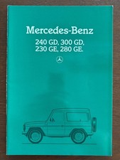 Brochure / depliant Mercedes