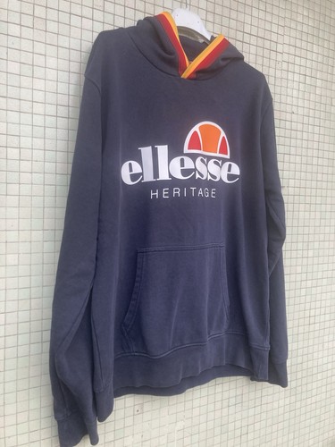Ellesse heritage blue hoodie - ellesse, l