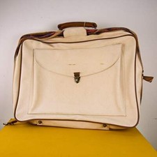 valigia vintage in pelle da