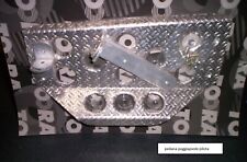 Kit pedana pilota poggiapiedi sx alluminio grigio toora competizione