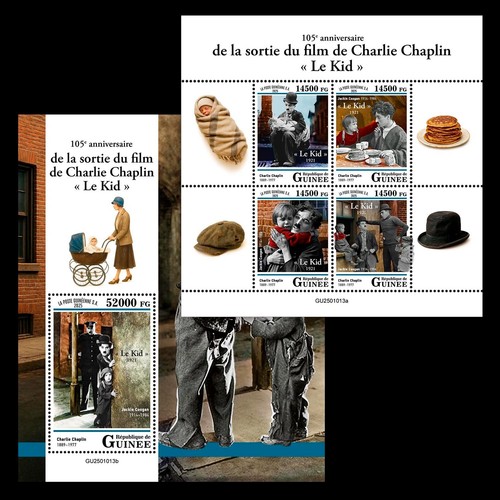Francobolli charlie chaplin - charlie,