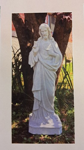Statua sacro cuore gesù cm - cuore,