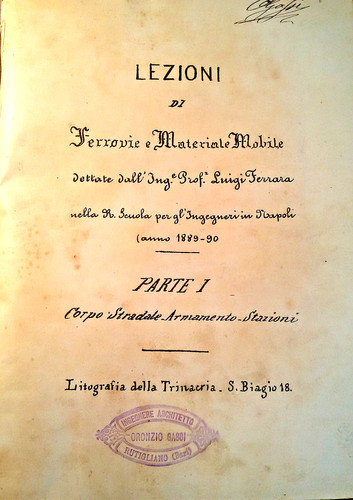 Lezioni ferrovie materiale - lezioni,