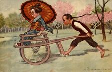 E. COLOMBO - Scene di Vita Orientale,  Scenes of Oriental Life - Ombrello - #480