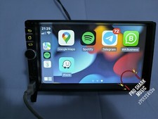 Autoradio 2 Din Universale Carplay, Android Auto, Bluetooth Touchscreen USB 