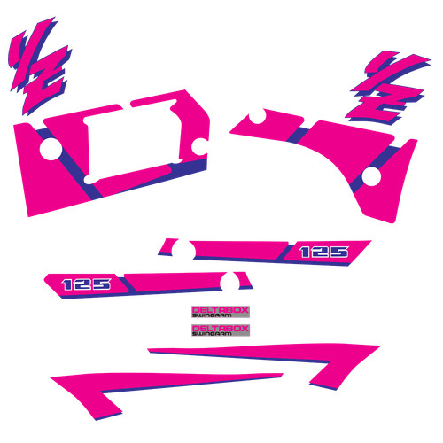 Yamaha 125 1991 decal - yz,