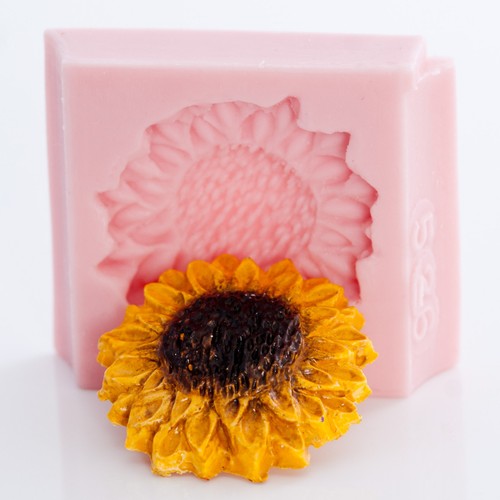 Stampo silicone girasole - silicone,