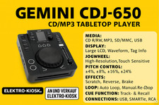 Gemini CDJ-650 | Lettore CD -