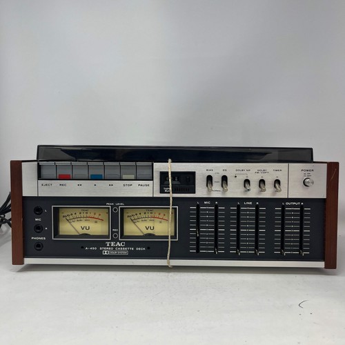 Teac 450 stereo cassette - teac, a-450