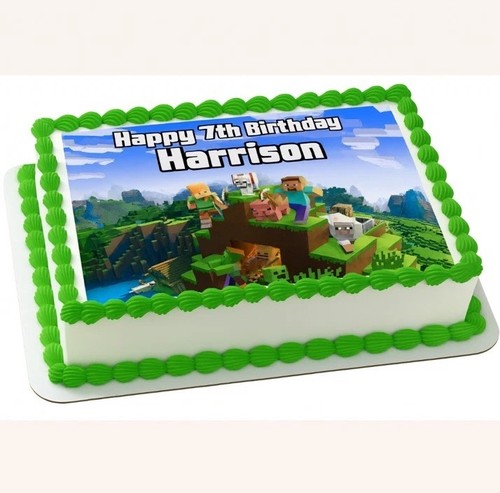 Torta glassa minecraft - glassa,