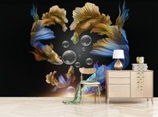 Carta da parati 3D Goldfish
