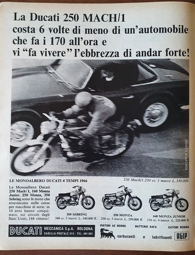 Ducati 250 mach vecchia - mach,