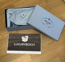 SCATOLA Prada CONFEZIONE LUSSO PRADA Originale BOX Scarpe Ecc 30,5x17x11