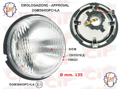 Gruppo ottico siem 135 mm - gruppo,