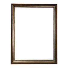 Grande CORNICE Specchio Specchiera per Quadro in LEGNO Laccato Vintage del '900