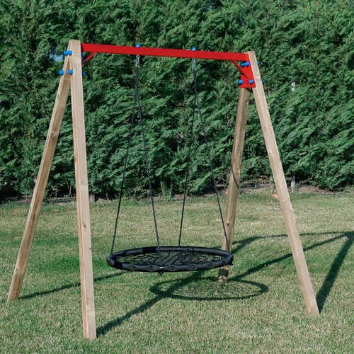 Altalena legno deluxe con 1 - in,