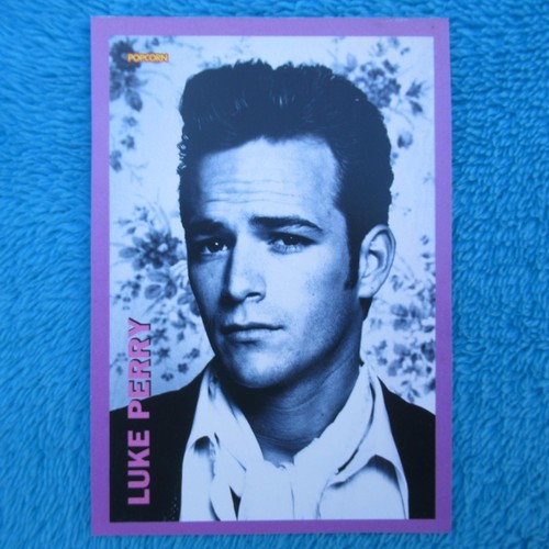 Luke perry star card - luke, popcorn