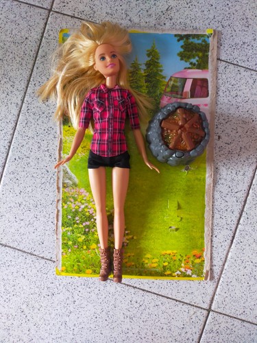 Barbie campeggio campfire - barbie,