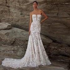 Abito da sposa a sirena senza