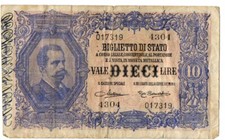 REGNO D'ITALIA-10 LIRE