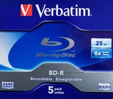 Verbatim Blu-Ray Vergini MABL BD-R SL 25GB velocità 6x Pack Jewel Case x5