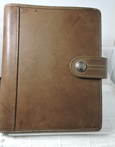 Blocco note fossil pelle - note,